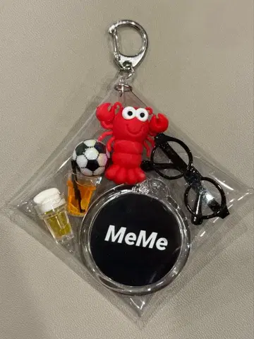 SnowMan 담은 파우치 키링 메메