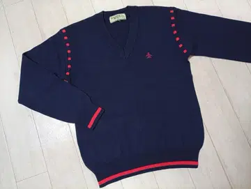 MUNSINGWEAR/먼싱웨어/니트/네이비/모 100%/골프