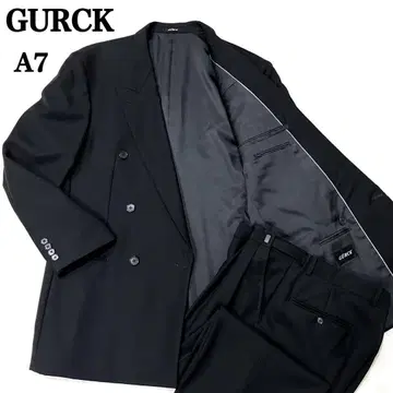 [ 새상품급 XL ] GURCK 더블 셋업 블랙 포멀 조절