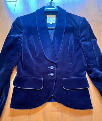 Vanila confusion 벨로아 네이비 자켓