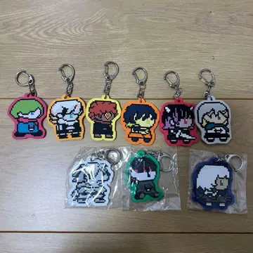 계속 한밤중이면 좋을 텐데. 러버 키링 9개 세트