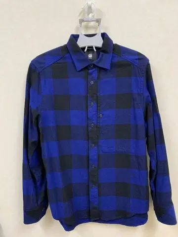 G-STAR RAW 지스타로우 버팔로 체크 셔츠 M 로고 자수