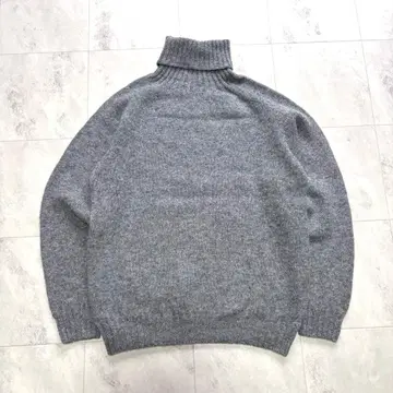 [ 컨디션 최상 ] 할리 오브 스코틀랜드 터틀넥 니트 40 그레이 울
