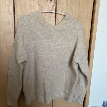 새상품급 IENA 이에나 알파카 MIX 니트 베이지