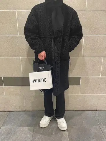 2026 미니멀리스트 하이크 보아 코트 노카라