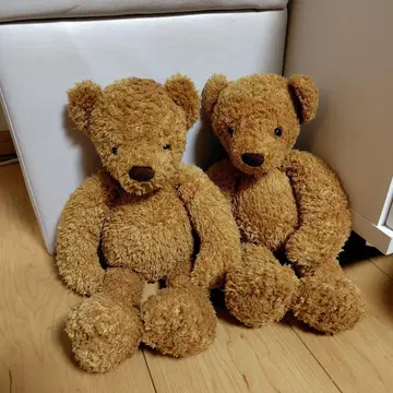 테디베어 봉제 인형 2개 세트