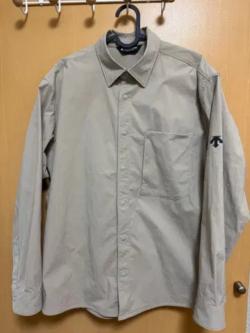 데샌드 CORDURA 베이지 긴팔 셔츠 사이즈 M