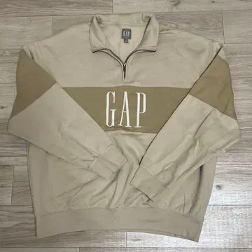 GAP 하프 지퍼 트레이닝복 XL 베이지