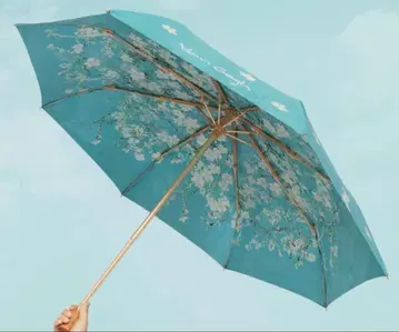 꽃 피는 아몬드 나무 가지 접이식 우산 고흐