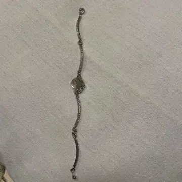 실버 크리스탈 팔찌