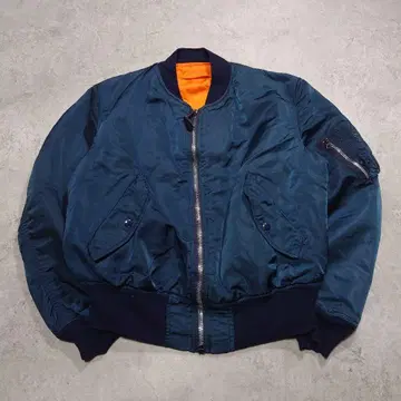 80s 90s ALPHA INDUSTRIES MA-1 USA제 L