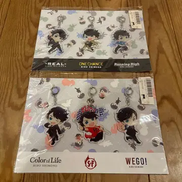 시모노 히로 온라인 이벤트 SD 아크릴 키링 세트 A&B 2021