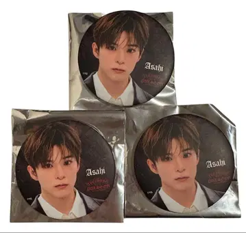 TREASURE 아사히 캔뱃지 3개 세트