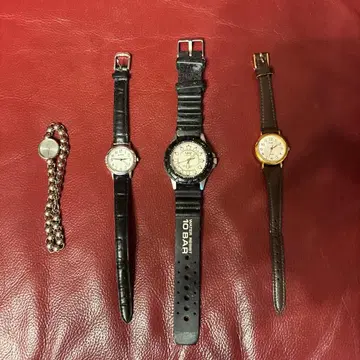 아날로그 시계 4개 세트 사용 가능 여부 상품 할인 댓글로