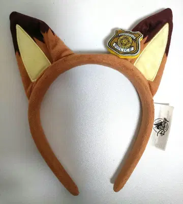 주토피아 닉 머리띠 상하이 디즈니