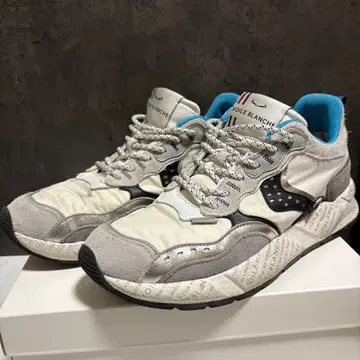 VOILE BLANCHE 스니커즈 화이트 로고