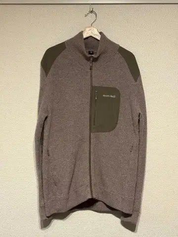 mont-bell 울 혼방 집업 스웨터