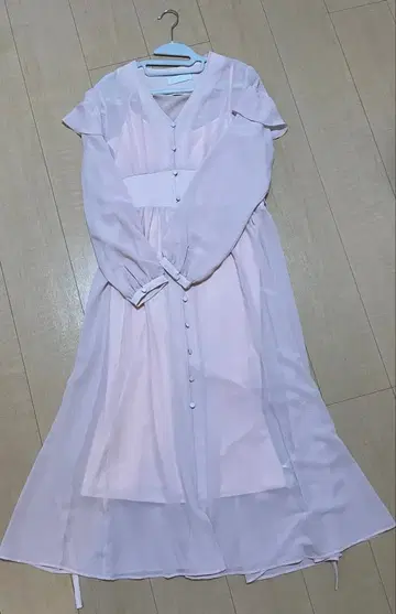 CELFORD 핑크 롱 원피스 38