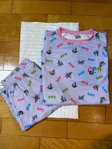 새상품 POWER PUFF GIRLS 파워퍼프걸 파자마 M사이즈