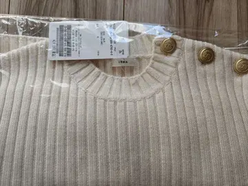 IENA [이에나] 와이드 리브 풀오버 새상품 내추럴