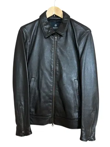 nano universe 브라운 가죽 자켓 (양가죽)