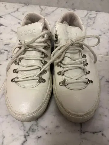 DIEMME 디에메 레더 스니커즈 화이트 39 이탈리아제