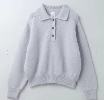 세야. BATONER 6 로쿠 모헤어 폴로 니트