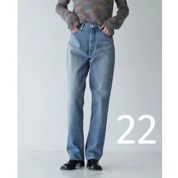 새상품 YANUK 야누크 straight LOUISE 데님