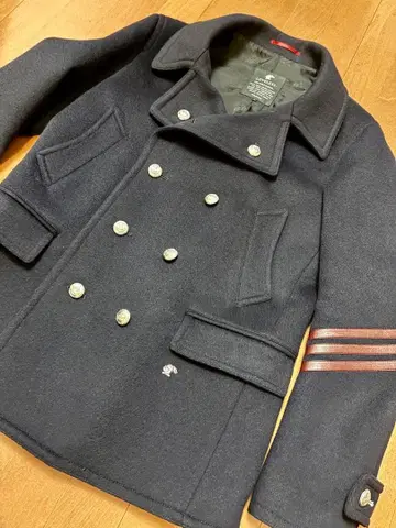 LOVELESS 로얄 밀리터리 P 코트 멜톤 L