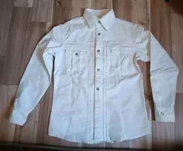 컴시즘 화이트 데님 셔츠 긴팔