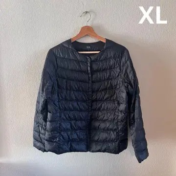 새상품급 유니클로 울트라 라이트 다운 이너 자켓 블랙 네이비 XL