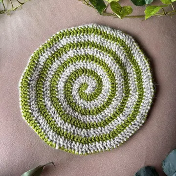 동글동글 베레모 크로셰 뜨기 핸드메이드