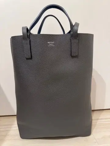MOYNAT 토트백 가죽 그레이 x 블루 수납 가방 포함