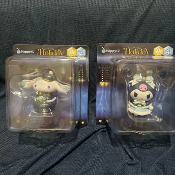 Happy Holiday 피규어 A2 A4 세트 시나몬 롤과 쿠로미