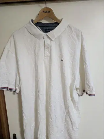 TOMMY HILFIGER 화이트 피케 셔츠