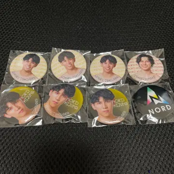 NORD 캔뱃지 타키하라 히카루 후나키 켄