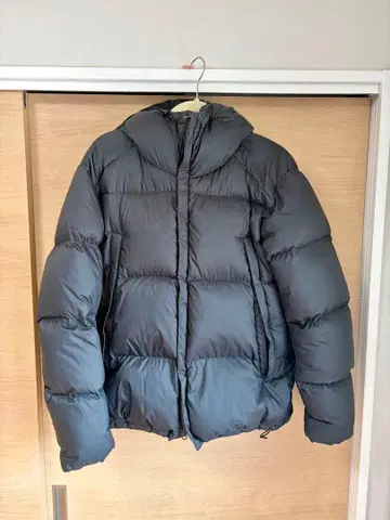 스노우피크 후드 부착 다운 자켓 M 블랙