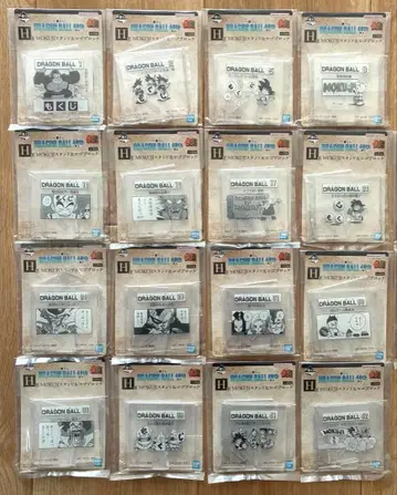 제일복권 드래곤볼 40주년 H상 MOKUJI 스탠드 16종 세트