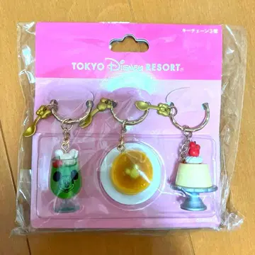 TOKYO DISNEY RESORT 스위트 키링 3개 세트