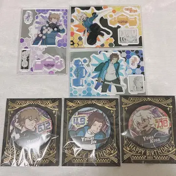 월드 트리거 와토리 아크릴 스탠드 벌스데이 캔뱃지