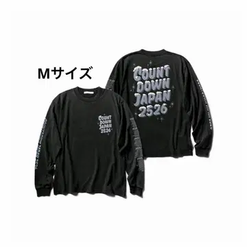 카운트다운 재팬 롱T 그레이 빈티지풍 롱T SNOW M