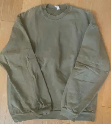 로스앤젤레스 어패럴 올리브 크루넥 맨투맨