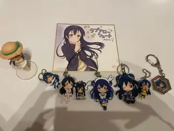 러브 라이브 우미 굿즈 캐릭터 키링 피규어 세트