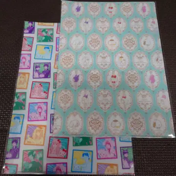 갸루 토미에 헬로 키티 클리어 파일 세트 마네코 이토 준지 산리오