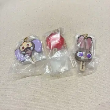 주토피아 키링 아이스캔디 가챠가챠 참