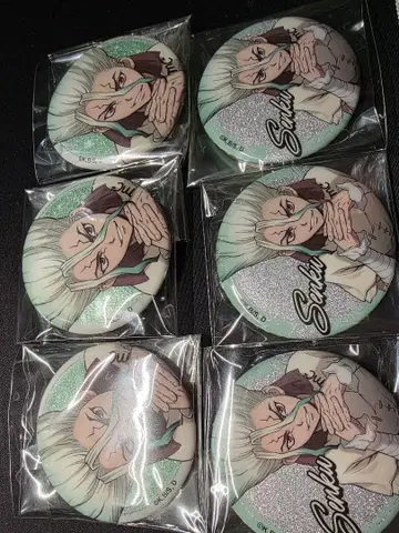 dr.stone 캔뱃지 이시가미 센쿠