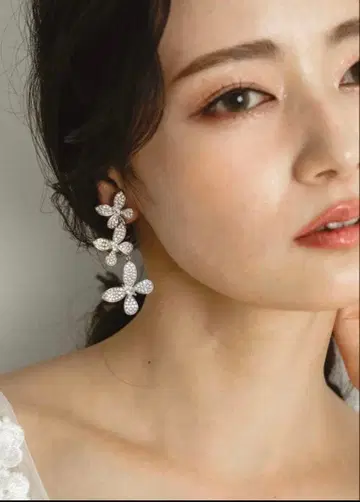 귀찌 결혼식 지르코니아 나비