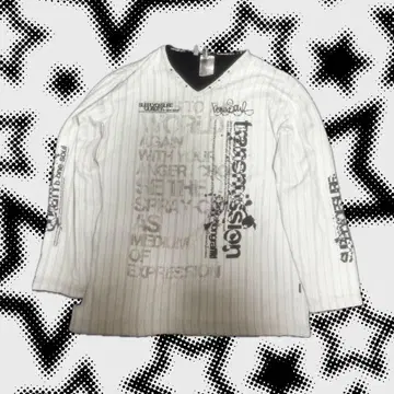 영문 롱티 시크 스타일 grunge 갸루