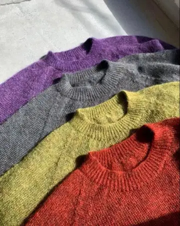 CREPUSCULE x rroomm / mohair knit 그린