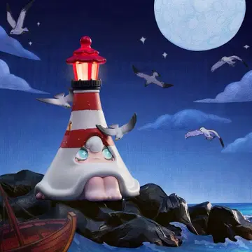 POPMART Hatti Signals to the Moon